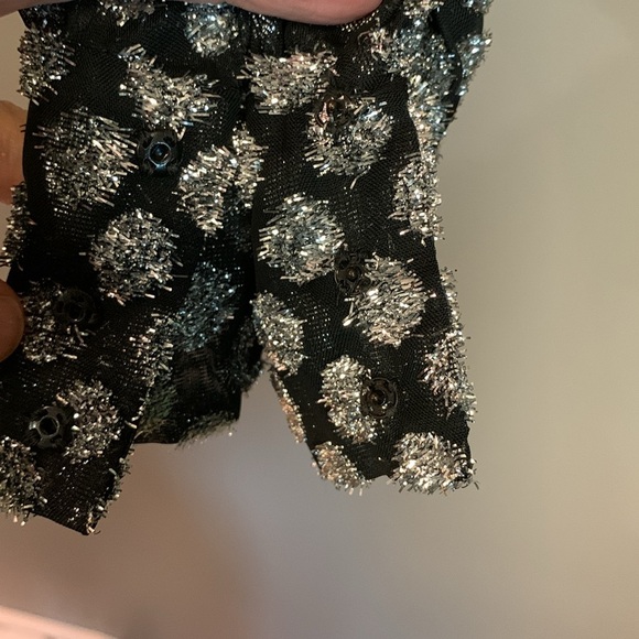 Metalic Pokodot Mesh Zipper Jacket - Picture 3 of 4